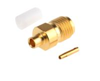 r125222000w Radiall, Jack Cable Mount SMA Connector, 50Ω, Crimp Termination, Straight Body