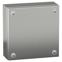 nsysbx303012 Schneider Electric PanelSeT SBX Series Stainless Steel Wall Box, IP66, 300 mm x 300 mm x 120mm