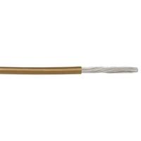 5855-br005 Alpha Wire Hook-up Wire TEFLON Series Brown 0.33 mm² Hook Up Wire, 22 AWG, 19/0.16 mm, 30m, PTFE Insulation, 5855 BR005