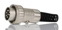 251-3631 RS PRO 8 Pole Din Plug, Twist Lock, Male, Cable Mount