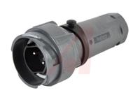 pxp701102pst0709 Bulgin Circular Connector, 2 Contacts, Cable, Standard Connector, Plug, Male, IP66, IP68, IP69K, Buccaneer 7000 Series