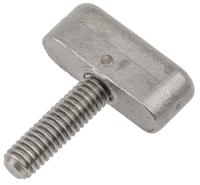 237-334 RS PRO Silver Wing Clamping Knob, M6, Threaded Stud