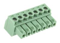 1803620 Phoenix Contact, 3.81mm Pitch, MC 1.5/ 7-ST-3.81, 7 Way, , Pluggable Terminal Block, Plug, Cable Mount, Screw