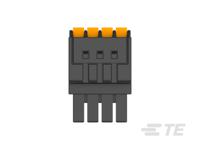 2336488-4 TE Connectivity D-2970 Dynamic Series Pluggable Terminal Block, 4-Contact, 5 mm Pitch, 1-Row