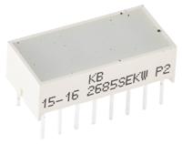 kb-2685sekw KB-2685SEKW Kingbright Light Bar LED Display, Orange 380 mcd