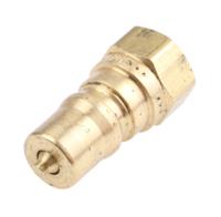 bh1-61-bspp Parker Brass Female Hydraulic Quick Connect Coupling, G 1/8 Male