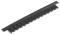 142270-3 TE Connectivity, AMPMODU Mod IV Shunt Female Straight Black Open Top 2 Way 1 Row 2.54mm Pitch