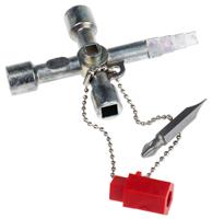 136-6984 RS PRO 4-way Control Cabinet Key