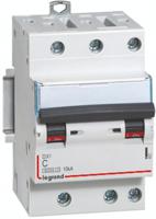 4-078-29 Legrand DX Range DX3 MCB, 3P, 16A Curve C, 230V AC, 10 kA Breaking Capacity