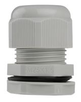 822-9751 RS PRO Grey Nylon Cable Gland, M25 Thread, 13mm min., 18mm max., IP68
