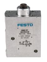 vmef-st-m32-m-g18 Festo Plunger 3/2 Pneumatic Manual Control Valve VMEF Series, G 1/8, 1/8in, 8031295
