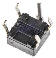 evqpbg05r Panasonic Red Push Plate Tactile Switch, SPST 20 mA 5mm