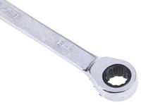 487-208 RS PRO Combination Ratchet Spanner, 8mm, Metric, Double Ended