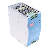 ndr-240-48 MEAN WELL NDR Switched Mode DIN Rail Power Supply, 90 → 264V ac ac Input, 48V dc dc Output, 5A Output, 240W