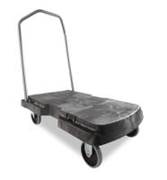 fg440100bla Rubbermaid Commercial Products Flatbed PE Platform Trolley, 82.6 x 52.1cm, 181.4kg Load