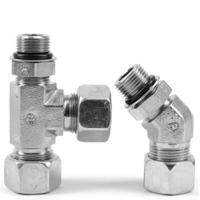 wee10lromdcf Parker Elbow 90° Tube to Port Male 24° DIN Cone to Male BSPP, WEE10LROMDCF