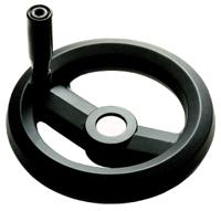 161-1992 RS PRO Black Technopolymer Hand Wheel, 126mm diameter