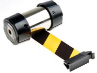 174-5987 RS PRO Black & Yellow Strap Reel, 2m, Yellow/Black Tape