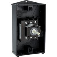 207295-p1-25i2svb-swhi11 Eaton 3P Pole Surface Mount Isolator Switch - 25A Maximum Current, 13kW Power Rating, IP65
