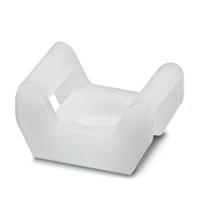 3240704 Phoenix Contact White Cable Tie Mount 22.5 mm x 14.6mm, 9mm Max. Cable Tie Width