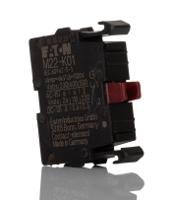216378-m22-k01 Eaton M22 Series Contact Block for Use with N(S)1(-4) Series, NZM1(-4) Series, PN1(-4) Series, 500V, 1NC