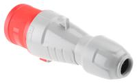 5-552-38 Legrand, P17 Tempra Pro IP44 Red Cable Mount 3P + E Industrial Power Plug, Rated At 32A, 415 V