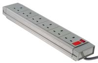 249-4592 RS PRO 2m 6 Socket Type G - British Extension Lead, 230 V ac