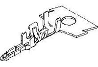 350449102 Molex 35044 Series Male Crimp Terminal, Crimp or Compression Termination