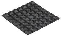 173-5948 RS PRO Square PUR Self Adhesive Feet, 20.6mm diameter x 7.6mm height