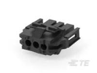 1-640518-0 TE Connectivity, Miniature Rectangular II Male Connector Housing, 4.19mm Pitch, 3 Way, 1 Row