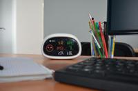 11338 Orium Quaelis 50 Data Logging Air Quality Monitor for Benzene, CO2, Formaldehyde, Humidity, PM 2.5, Temperature, TVOC,