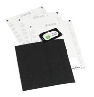 827201 Durable Charcoal Recycled Paper Name Badge