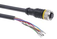 rkc8t-2txl Turck Female 8 way M12 to Free End Sensor Actuator Cable, 2 m