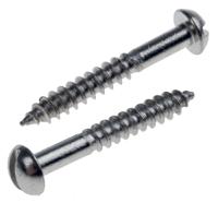 483-3056 RS PRO Slot Round Stainless Steel Wood Screw, A2 304, 3.5mm Thread, 20mm Length
