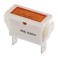 c0430fqnba Arcolectric (Bulgin) Ltd 0430 Series Orange Neon Panel Mount Indicator, 250V, 28.2 x 11.5mm Mounting Hole Size, Solder