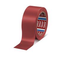 60760-00096-15 Tesa 60760 Red Soft PVC 33m Floor Tape, 0.15mm Thickness