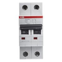 2cds272001r0044-s202m-c4 ABB System Pro M Compact S200M MCB, 2P, 4A Curve C, 440V AC, 125V DC, 10 kA Breaking Capacity