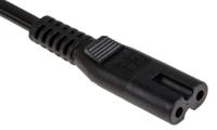 909-2168 RS PRO IEC C7 Socket to CEE 7/17 Plug Power Cord, 2m