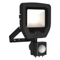acae101cwbpir Ansell Lighting Calinor EVO Floodlight, Security Floodlight, 10 W, 1100 lm, IP65 PIR, 240 V