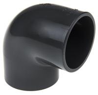 721100110 Georg Fischer Plastic Pipe Fitting, 90° Elbow, 50mm