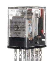 my4-gs-r-dc100110 Omron Plug In Power Relay, 100 → 110V dc Coil, 6A Switching Current, 4PDT