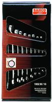 1952m10 Bahco 1952M Series 10-Piece Spanner Set, 8 → 19 mm, Vanadium Steel