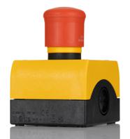 216524-m22-pvkc02iy Eaton RMQ Titan M22 Series Pull Release Emergency Stop Push Button, Surface Mount, 2NC, IP66, IP69