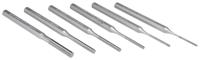 96700703 STAHLWILLE 6-Piece Punch Set, Pin Punch, 2.5 mm, 3 mm, 4 mm, 5 mm, 6 mm, 8 mm Shank, 150 mm Overall