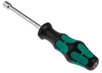 05029463001 Wera Hexagon Nut Driver, 7 mm Tip, 90 mm Blade, 195 mm Overall
