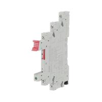 1svr405521r3100-cr-s012024vadc1ss ABB CR-S 1 Pin 12 → 24V ac/dc DIN Rail Relay Socket, for use with CR-S Interface Relay