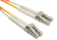 536-7112 RS PRO LC to LC Duplex Multi Mode OM1 Fibre Optic Cable, 62.5/125μm, Orange, 10m