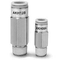 akh12b-04s SMC AKH Check Valve Rc 1/2 Female Inlet, R 1/2 Male Outlet, -100 → 1MPa