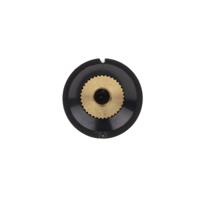 259-6878 RS PRO 16.2mm Black Potentiometer Knob for 3.2mm Shaft Splined