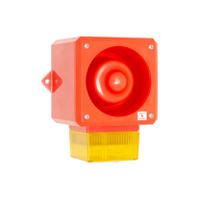yl50llyrfwr Clifford & Snell YL50 Series Yellow Sounder Beacon, 115 V ac, IP66, Wall Mount, 112dB at 1 Metre